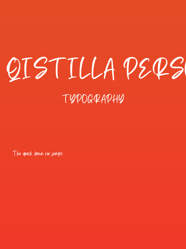 Qistilla Personal Use Poster