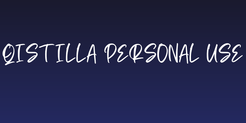 Qistilla Personal Use Social Header