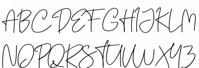 Qitt Chesta Regular Caratteri MAIUSCOLE