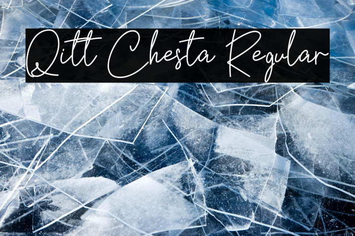 Qitt Chesta Regular Example 1