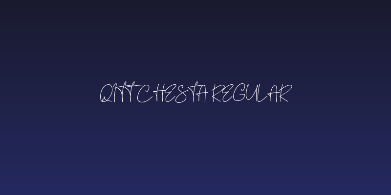 Qitt Chesta Regular Social Header