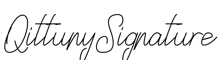 Qittuny Signature  Frei Schriftart Herunterladen