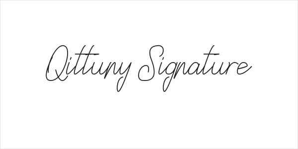 Qittuny Signature Logo