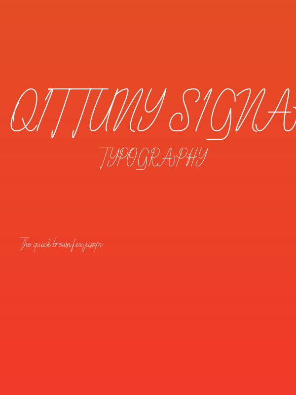 Qittuny Signature Poster