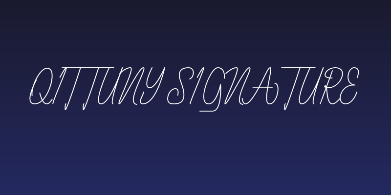 Qittuny Signature Social Header