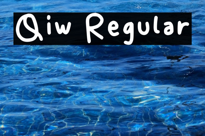 Qiw Regular Example 1