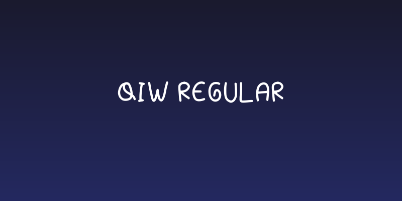 Qiw Regular Social Header