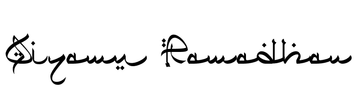 Qiyamu Ramadhan  font caratteri gratis