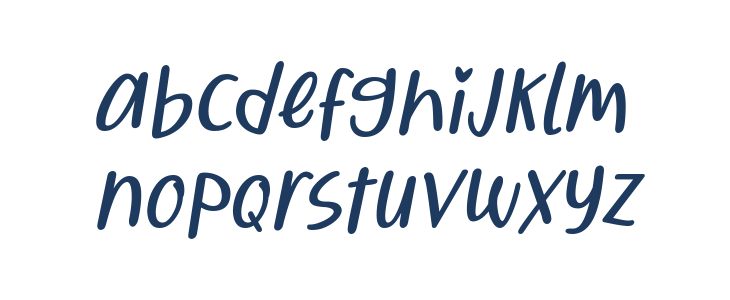 Qiyoshi Italic Lowercase