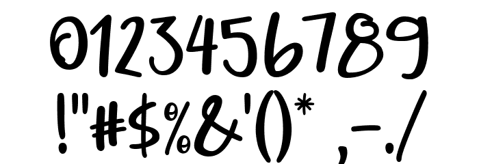 Qiyoshi Font OTHER CHARS