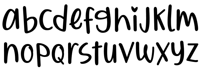 Qiyoshi Font LOWERCASE