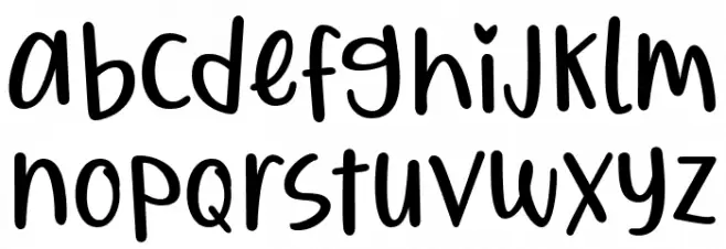Qiyoshi Font Litere mici