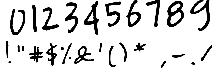QJae Font OTHER CHARS