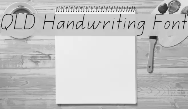 QLD Handwriting Font Font examples
