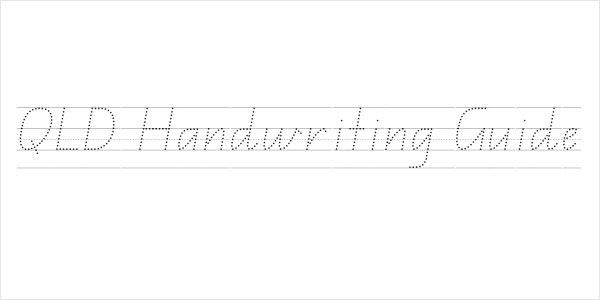QLD Handwriting Guide Logo