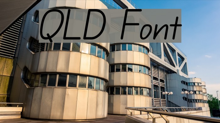 QLD Font examples