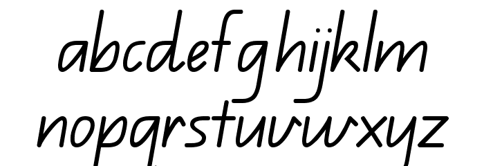 QLD Font LOWERCASE