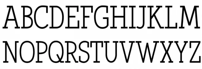 Qlarendon Condensed Fonte MAIÚSCULAS