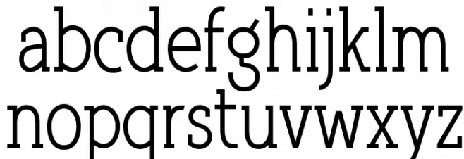 Qlarendon Condensed Fuentes MINÚSCULAS
