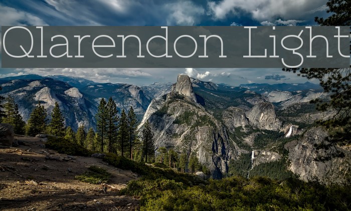 Qlarendon Light لخطوط تنزيل examples