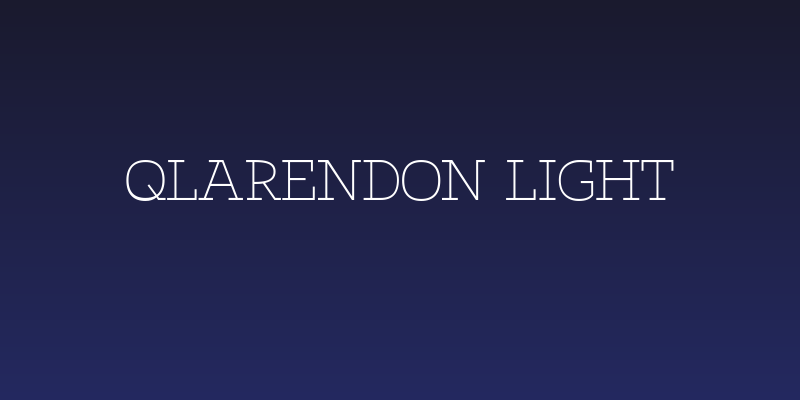 Qlarendon Light Social Header