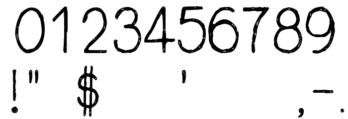 Qlinickle Font OTHER CHARS