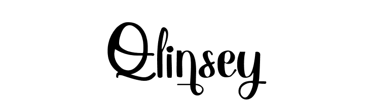 Qlinsey  Free Fonts Download