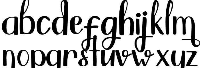 Qlinsey Font LOWERCASE