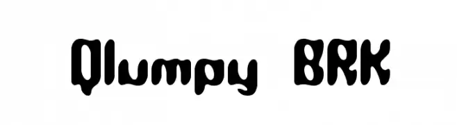 Qlumpy BRK  baixar fontes gratis