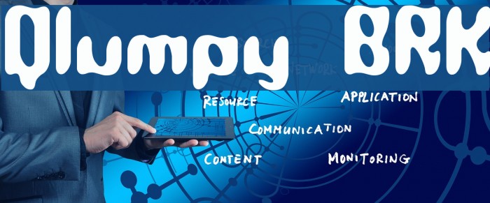 Qlumpy BRK फ़ॉन्ट examples
