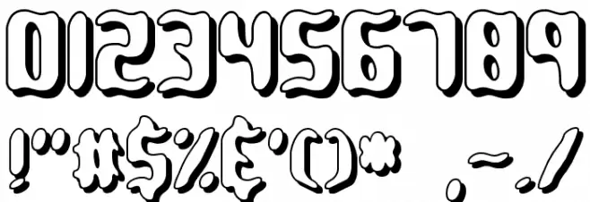 Qlumpy Shadow BRK Font OTHER CHARS