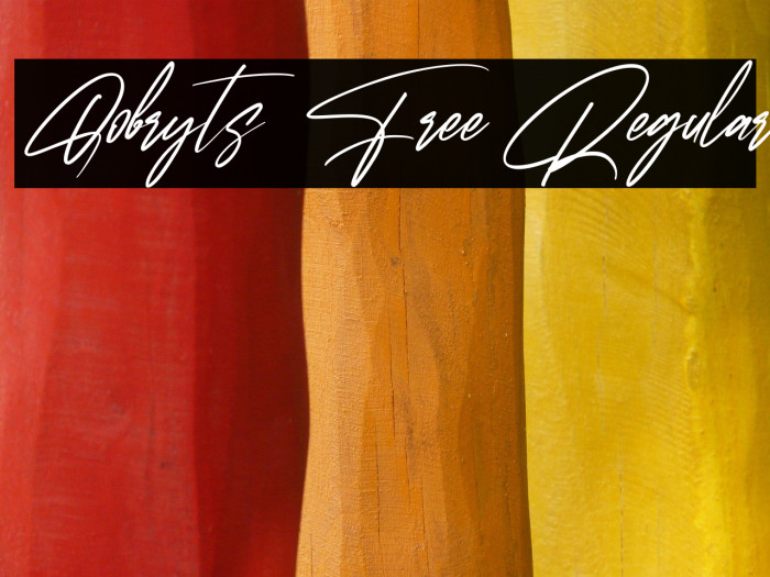 Qobryts Free Regular Example 1