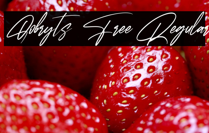 Qobryts Free Regular Example 3