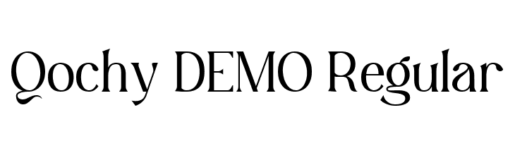 Qochy DEMO Regular  Fuentes Gratis Descargar