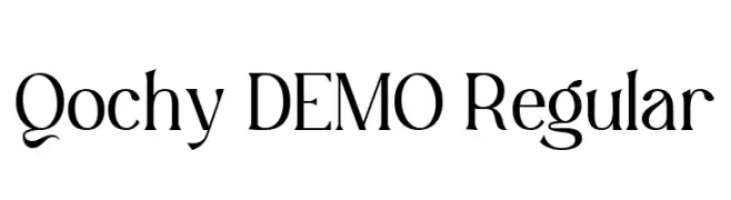 Qochy DEMO Regular  Fuentes Gratis Descargar