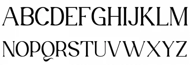 Qochy DEMO Regular フォント 大文字