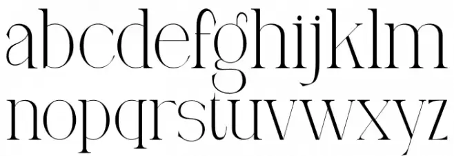 Qoency Demo Font LOWERCASE