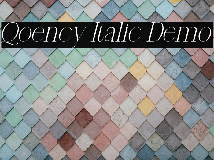 Qoency Italic Demo Example 3