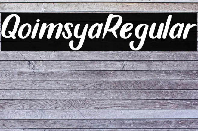 QoimsyaRegular Example 1
