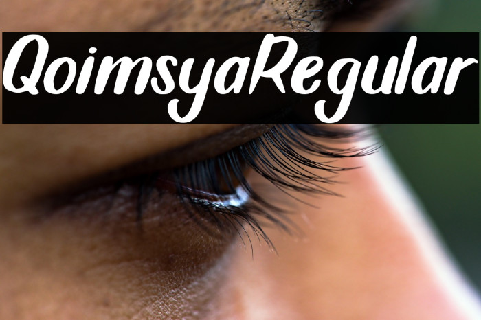 QoimsyaRegular Example 3