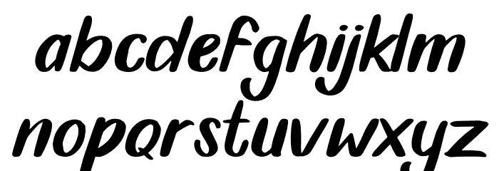 QoimsyaRegular Font LOWERCASE