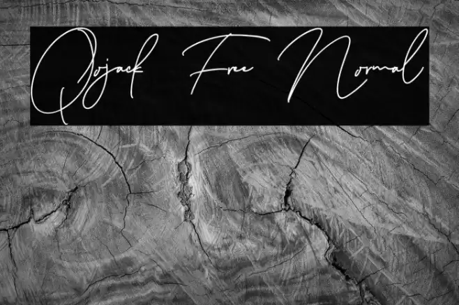 Qojack Free Normal Fonte examples