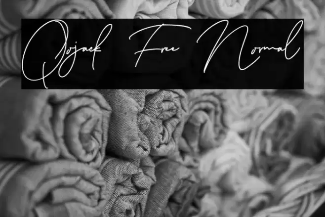 Qojack Free Normal Fonte examples