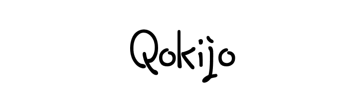 Qokijo Шрифта