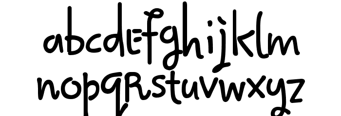 Qokijo Font LOWERCASE