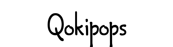 Qokipops  नि: शुल्क फ़ॉन्ट्स डाउनलोड