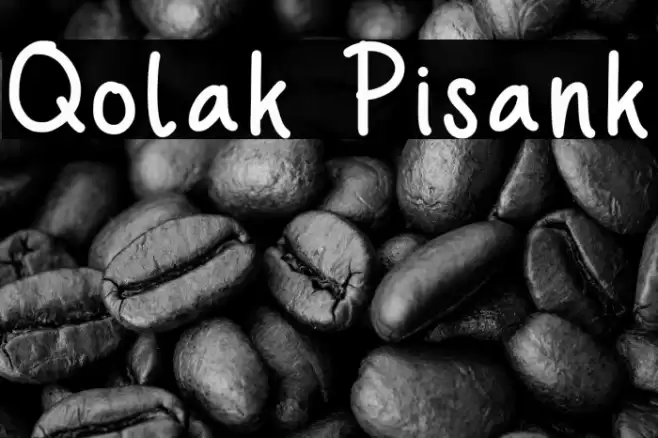 Qolak Pisank Font examples