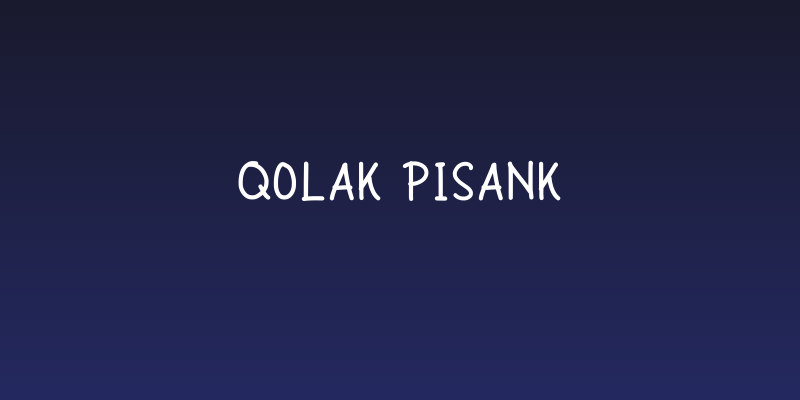 Qolak Pisank Social Header
