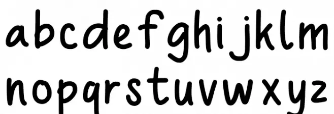 Qolak Pisank Font LOWERCASE
