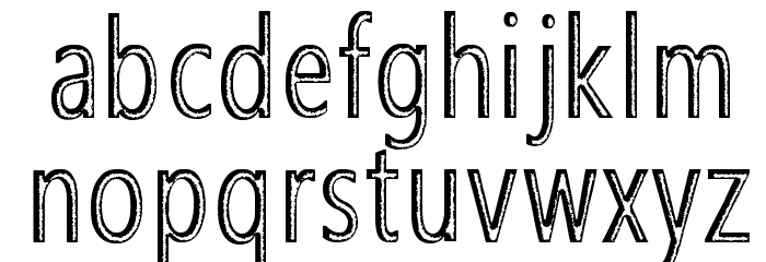 Qoncrete Font LOWERCASE